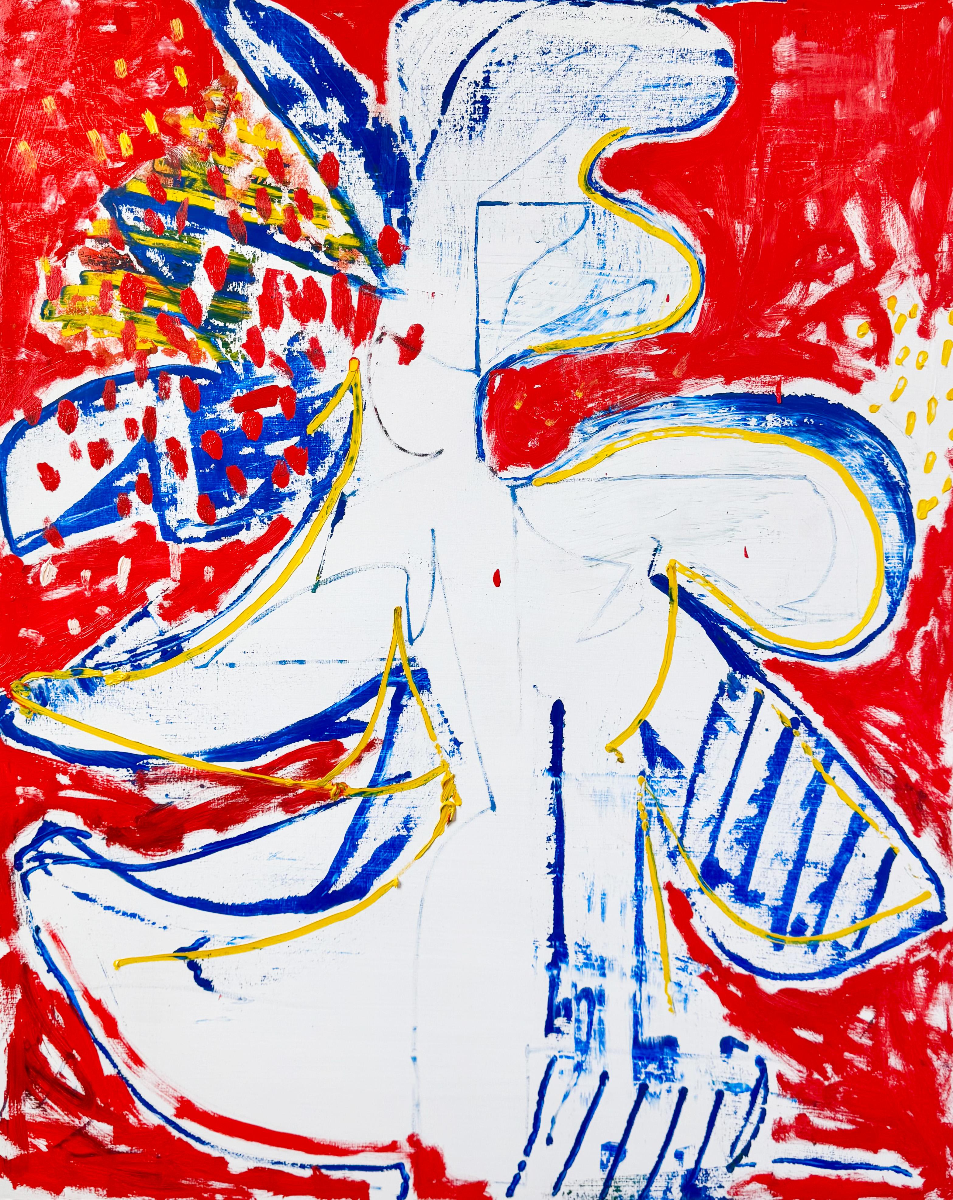 Velocity Bloom, quadro astratto contemporaneo di Matt Higgins