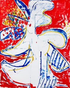 Velocity Bloom, pintura abstracta contemporánea de Matt Higgins