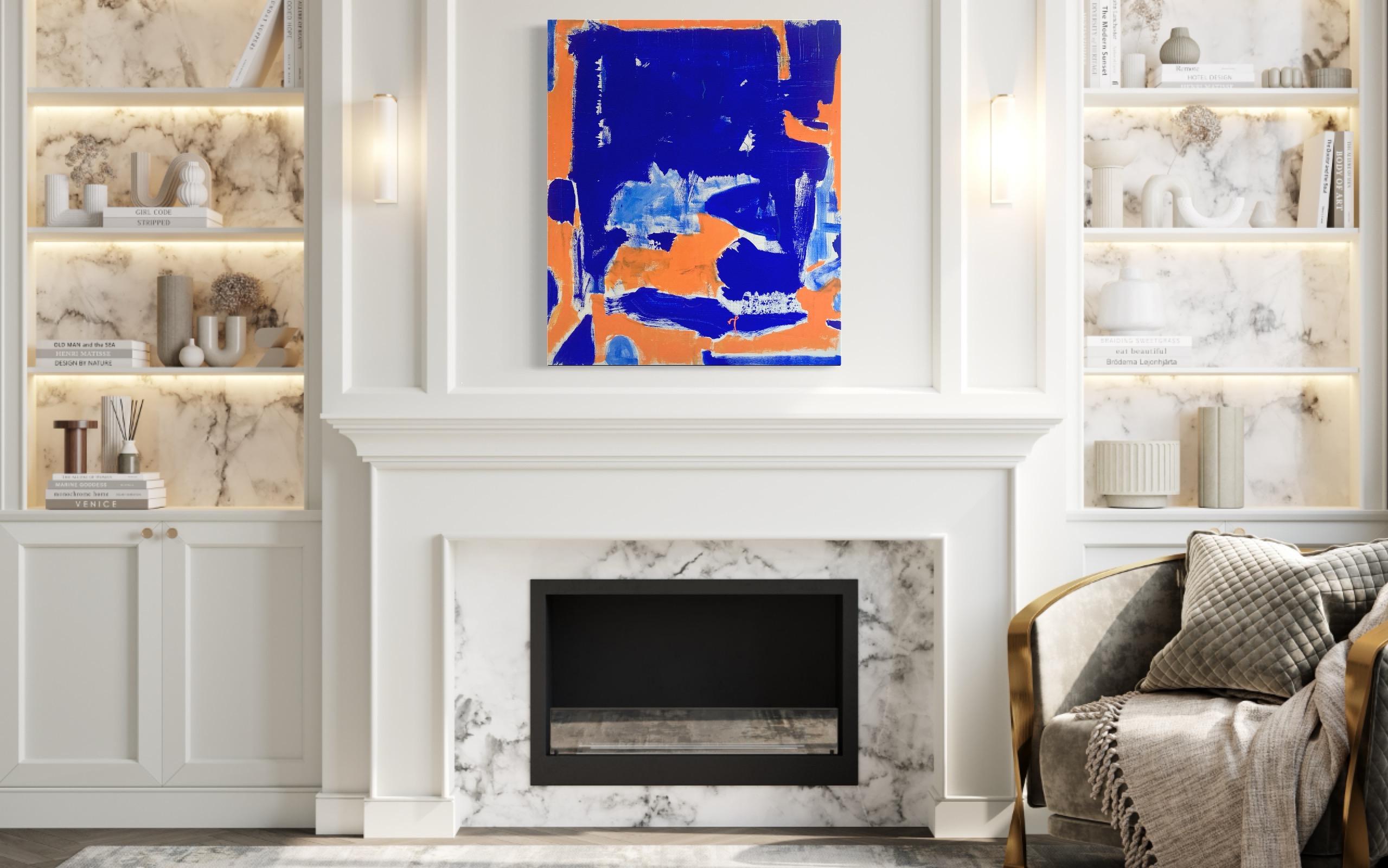 Warmth Of The Water, Contemporary Abstract Painting 1