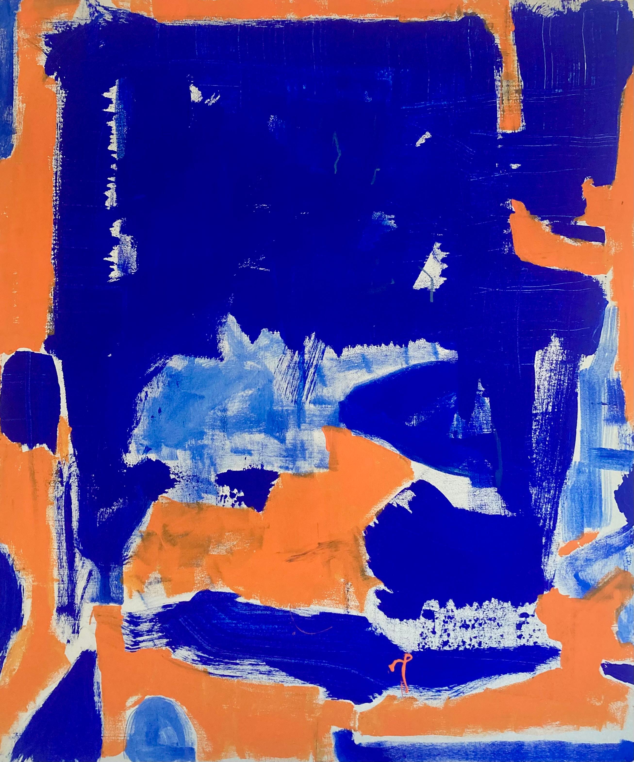 Warmth of the Water, Zeitgenössische abstrakte Malerei – Painting von Matt Higgins