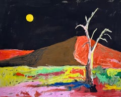 Là fuori, pittura di paesaggio contemporanea
