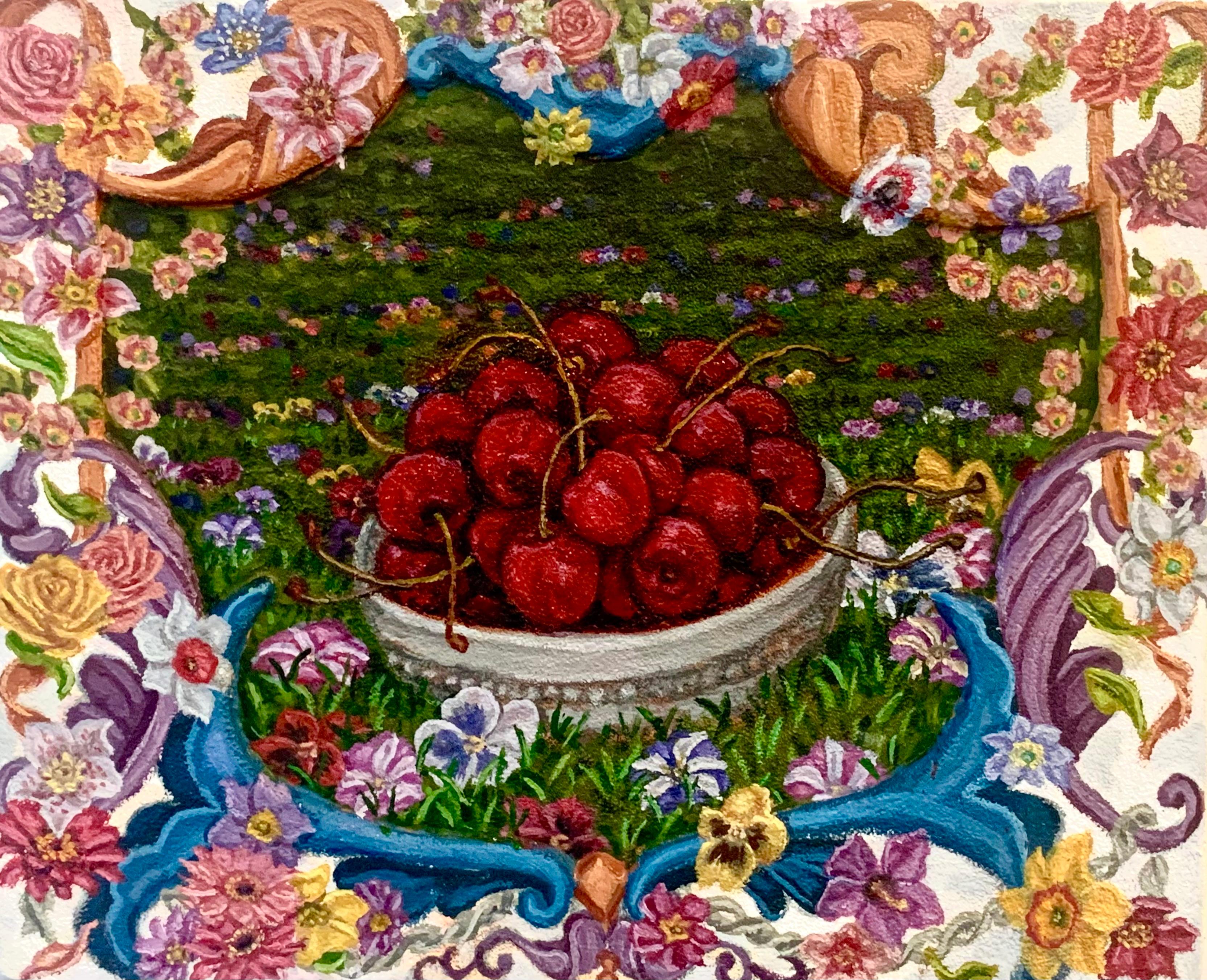 Matt Jacobs Landscape Painting - Cherries