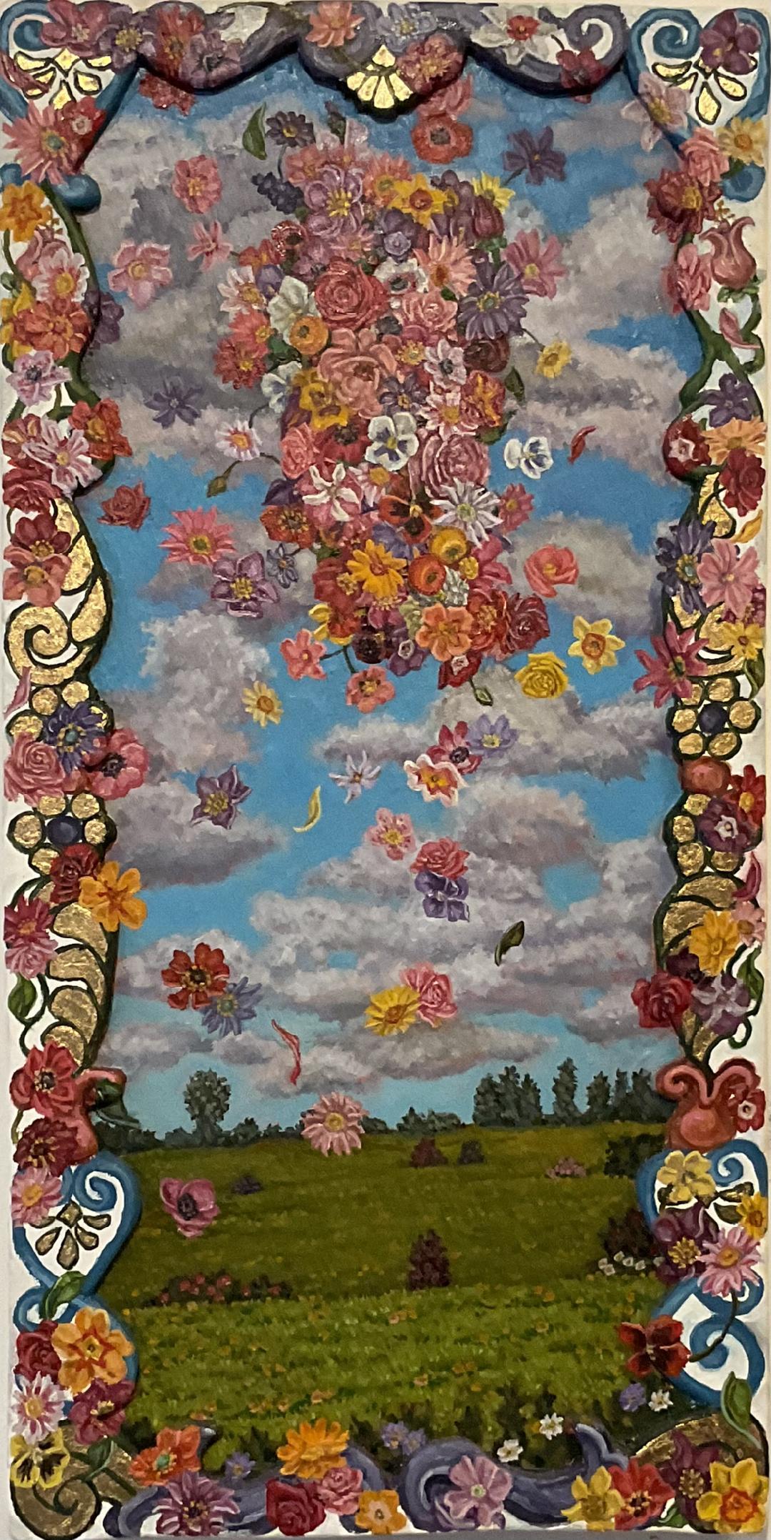 Matt Jacobs Landscape Painting - In the Clouds