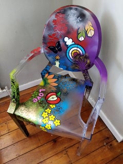 Resurrected ghost chair Art on furniture colourful home interiors