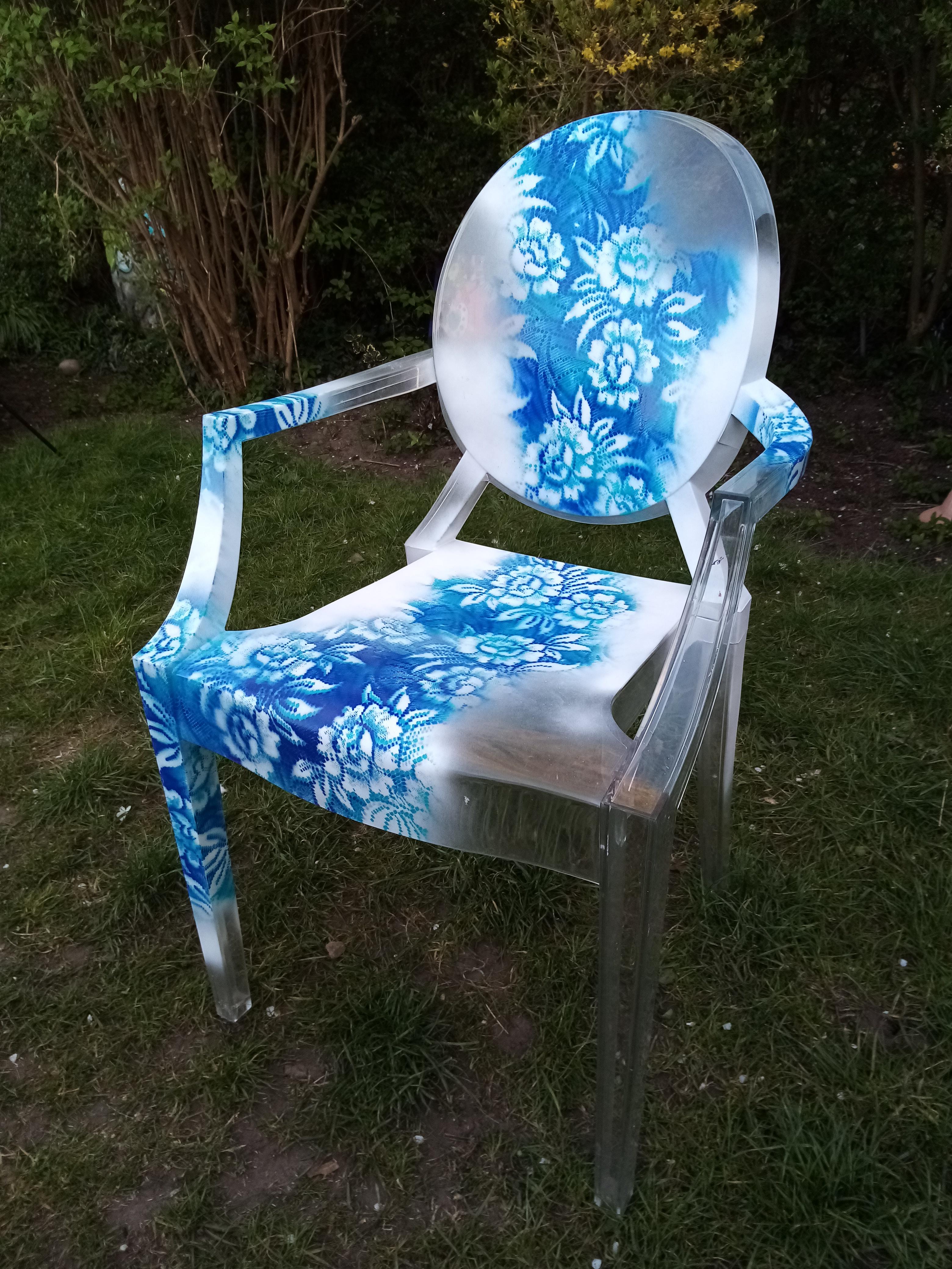 Resurrected Ghost chair art on furniture home interiors  - Art by Matt Jordan