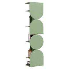 Armoire de rangement pivotante laquée mate, modèle « Mogg Shape Tower », RAL 6021, style Bauhaus