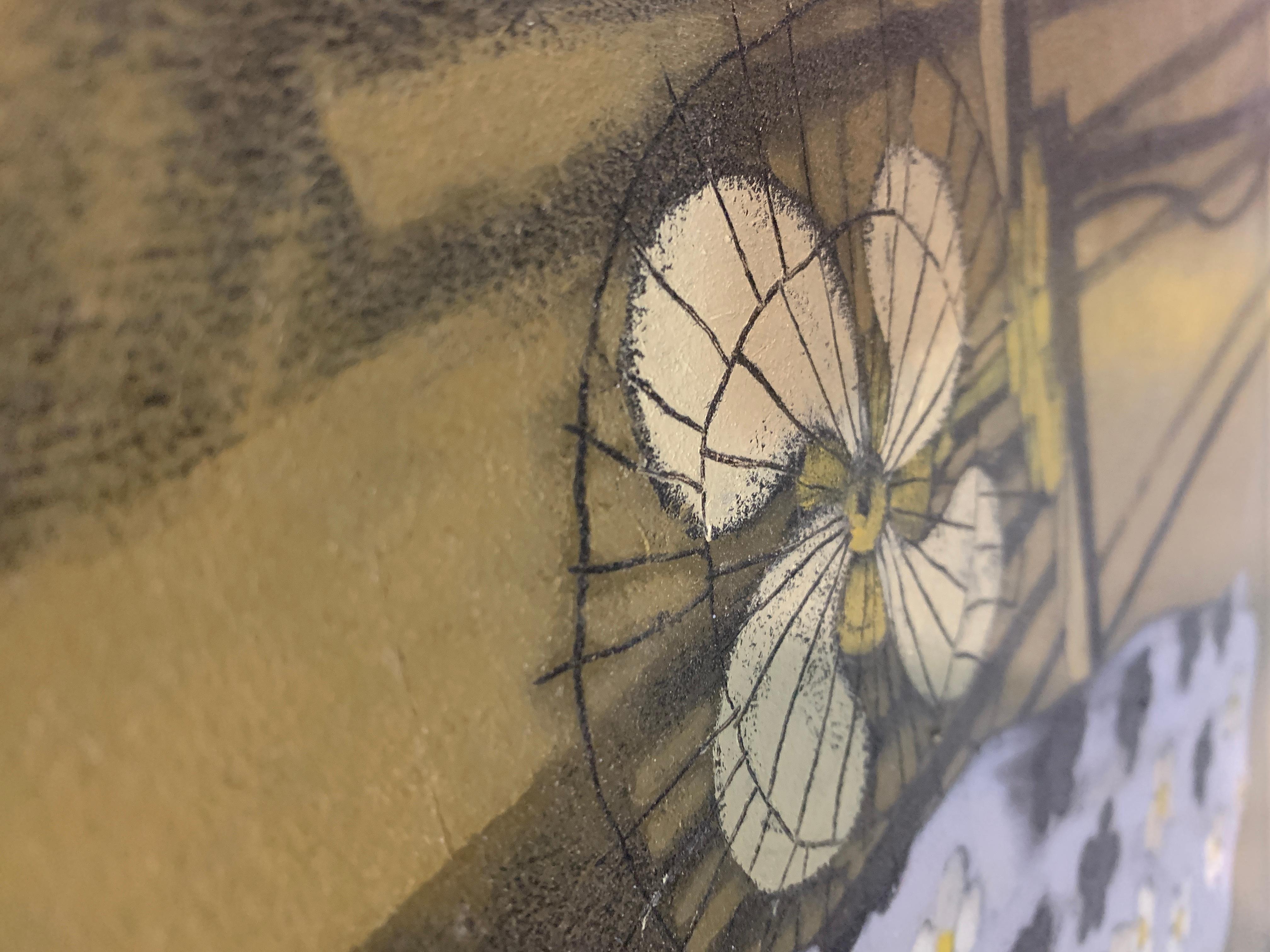 Blumenkleid – Painting von Matt Lively
