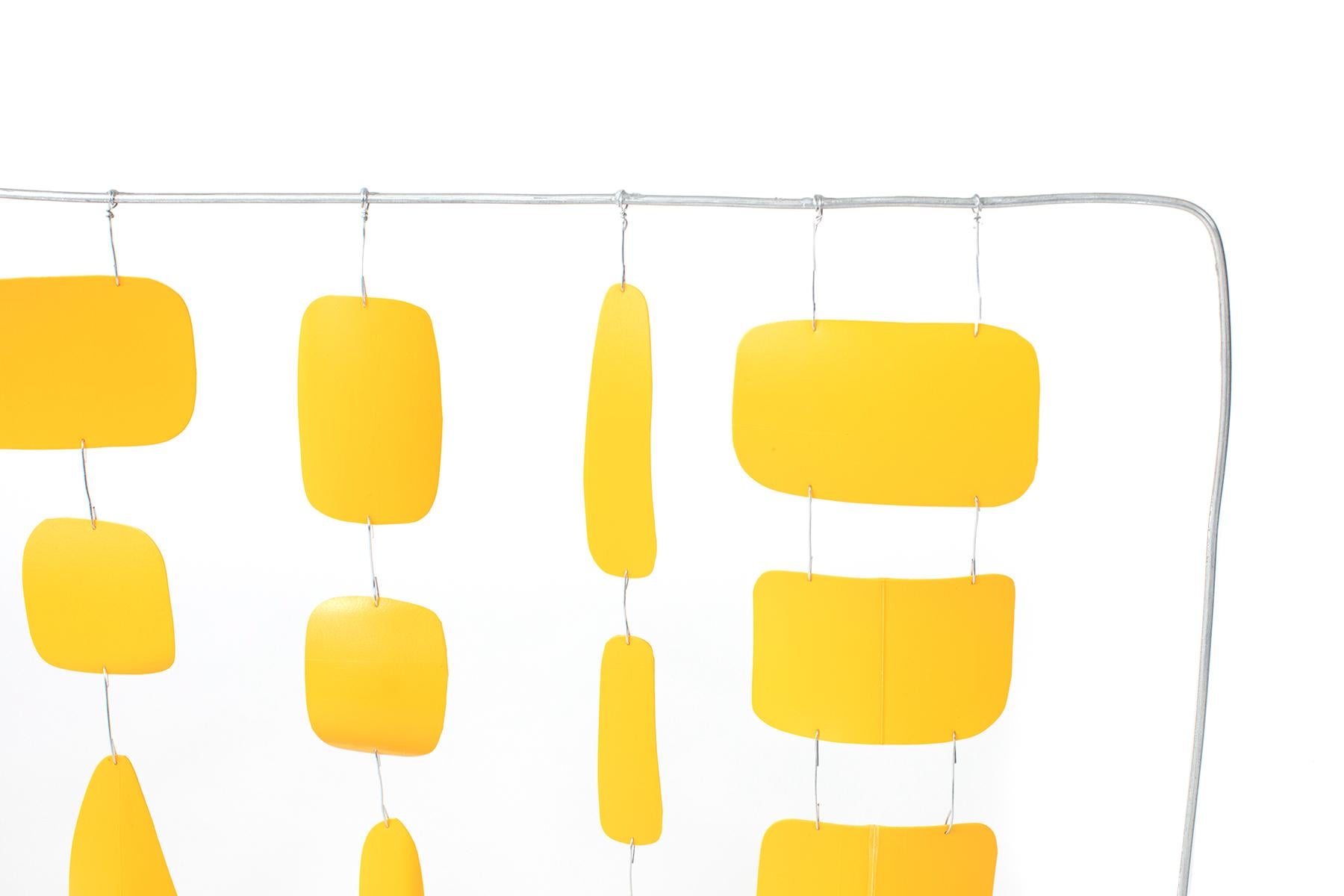 Mid-Century Modern Matt Magee 'Yellow Hanger' Sculpture