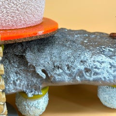 Contemporary, Mixed Media, Ceramic, Sculpture, Cup Form, Assemblage, 3D Printing