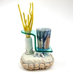 "Mug Composition 126", Contemporary, Mixed Media, Sculpture, Abstract