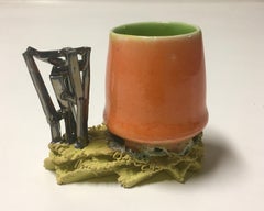"Mug Composition No 002", Contemporary, Ceramic, Sculpture, 3D Printed, Clay