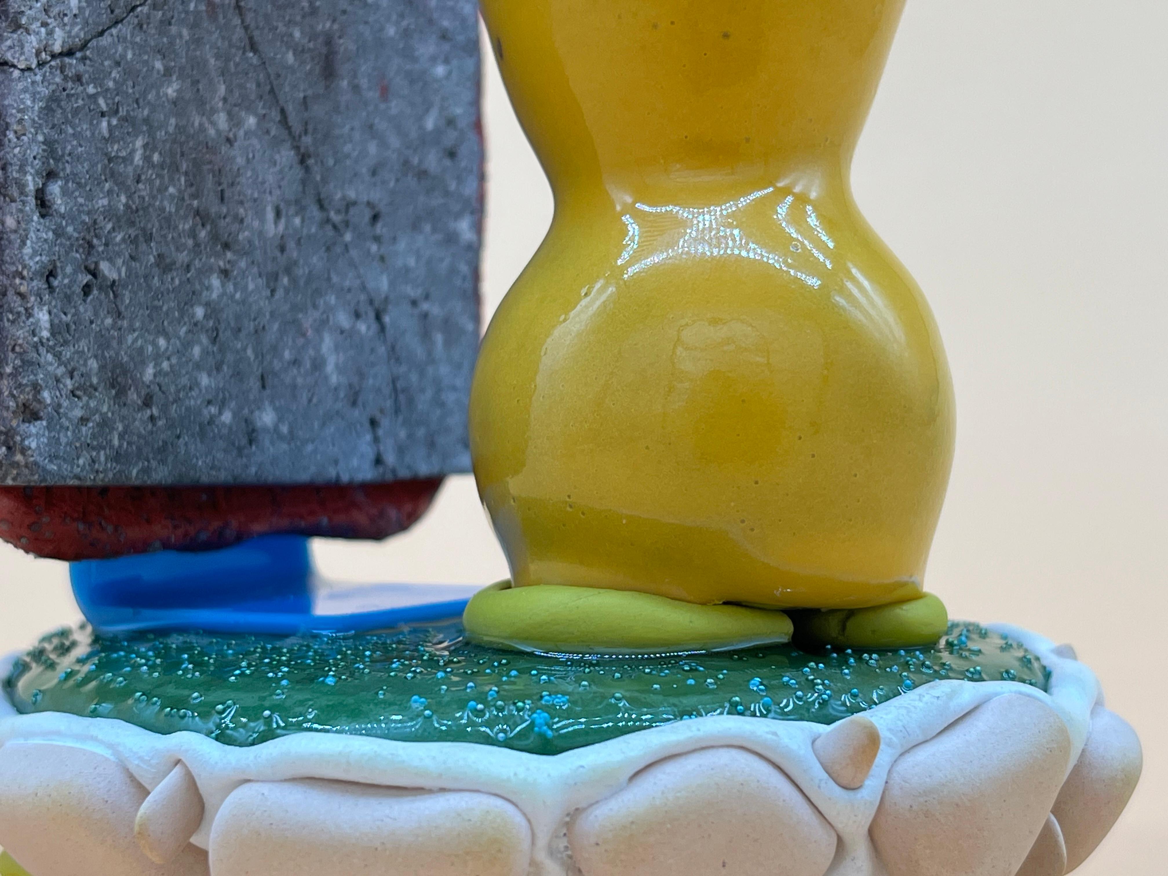 Mug Composition No 133, Matthew Mitros, 2025, Ceramic Mixed Media Sculpture For Sale 2
