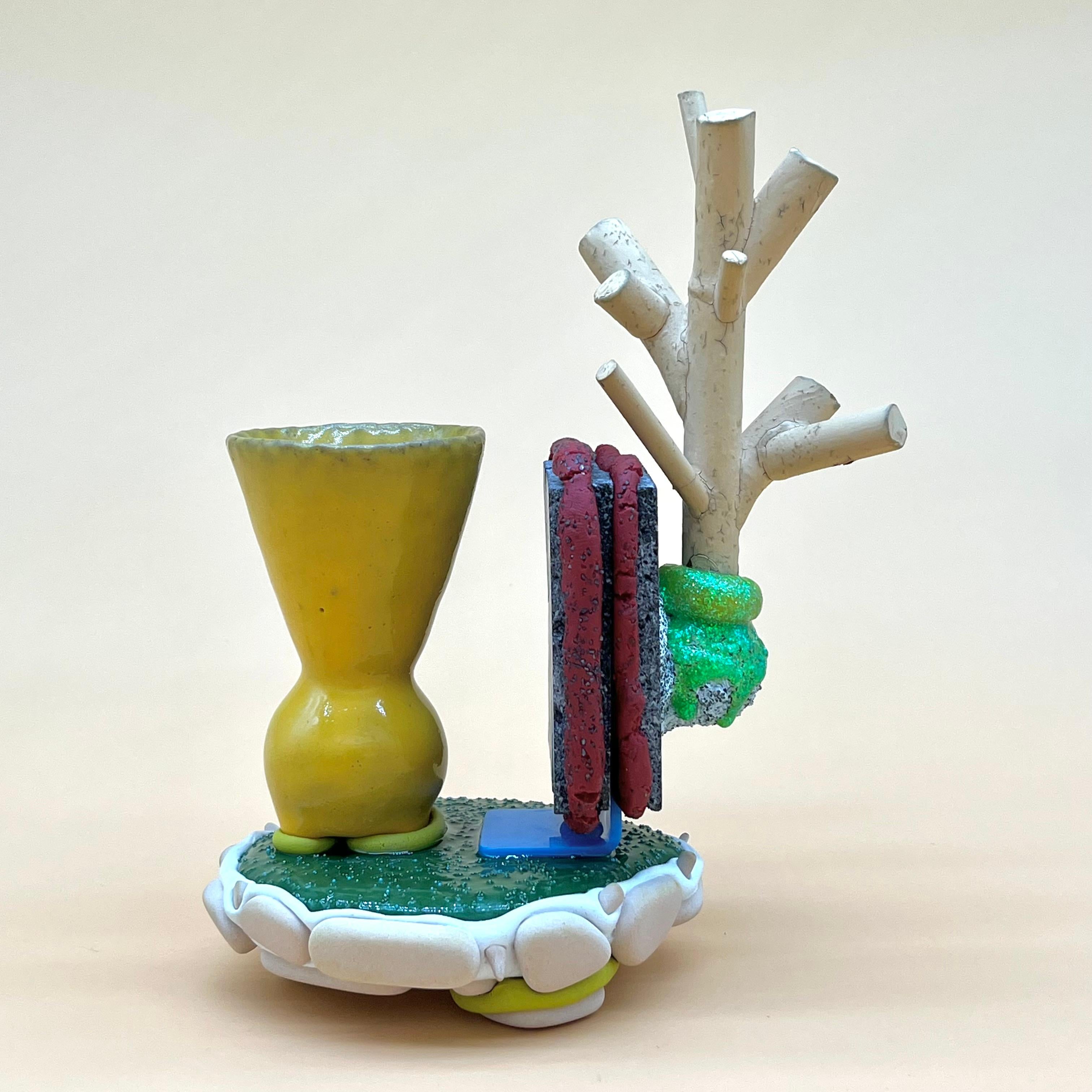 Mug Composition No 133, Matthew Mitros, 2025, Ceramic Mixed Media Sculpture For Sale 4