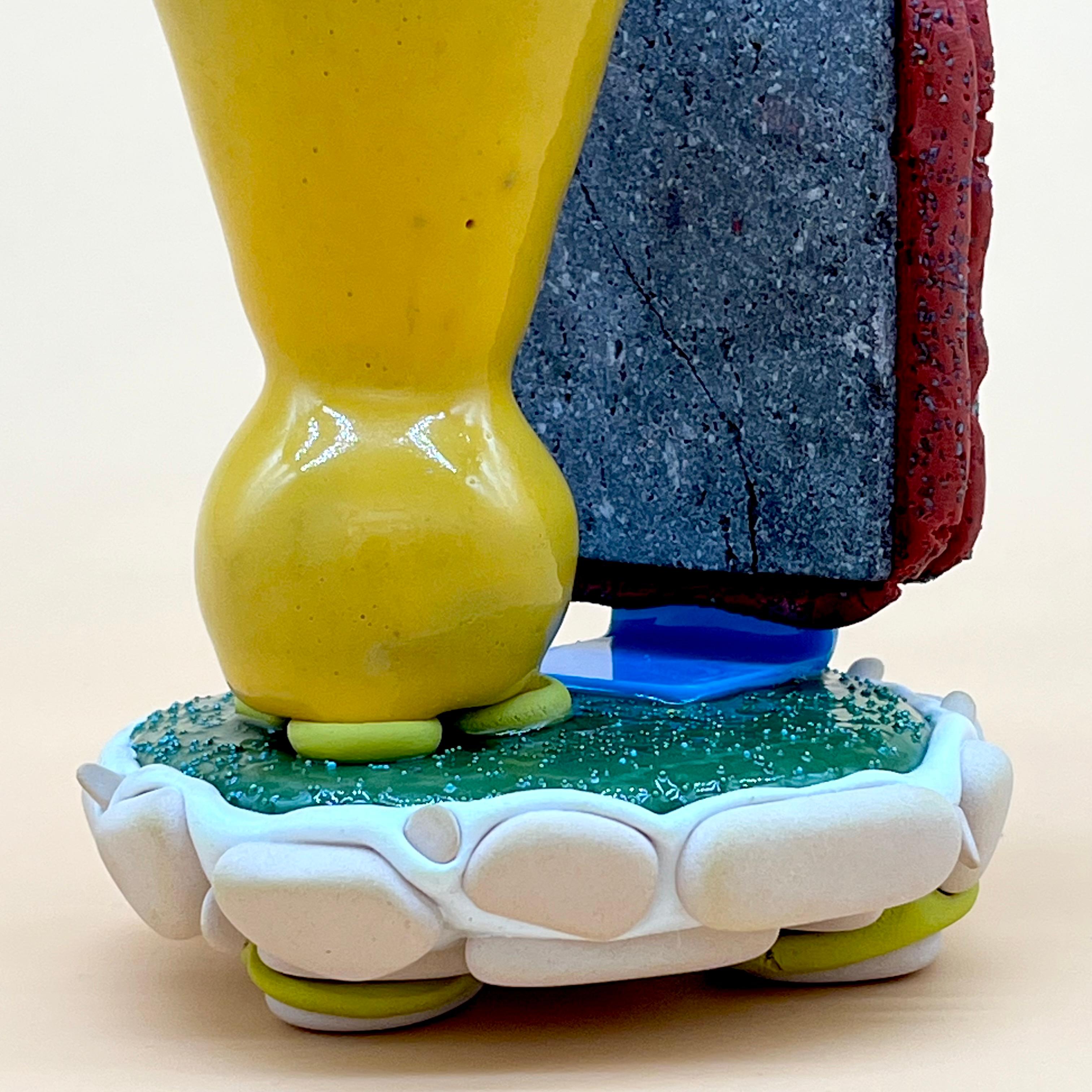 Mug Composition No 133, Matthew Mitros, 2025, Ceramic Mixed Media Sculpture For Sale 5