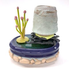 "Mug Composition Number 106", Contemporary, Mixed Media, Ceramic, Sculpture, Cup