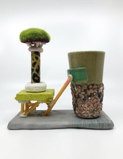 "Mug Composition Number 84", Contemporain, Techniques Mixtes, Céramique, Sculpture, Tasse