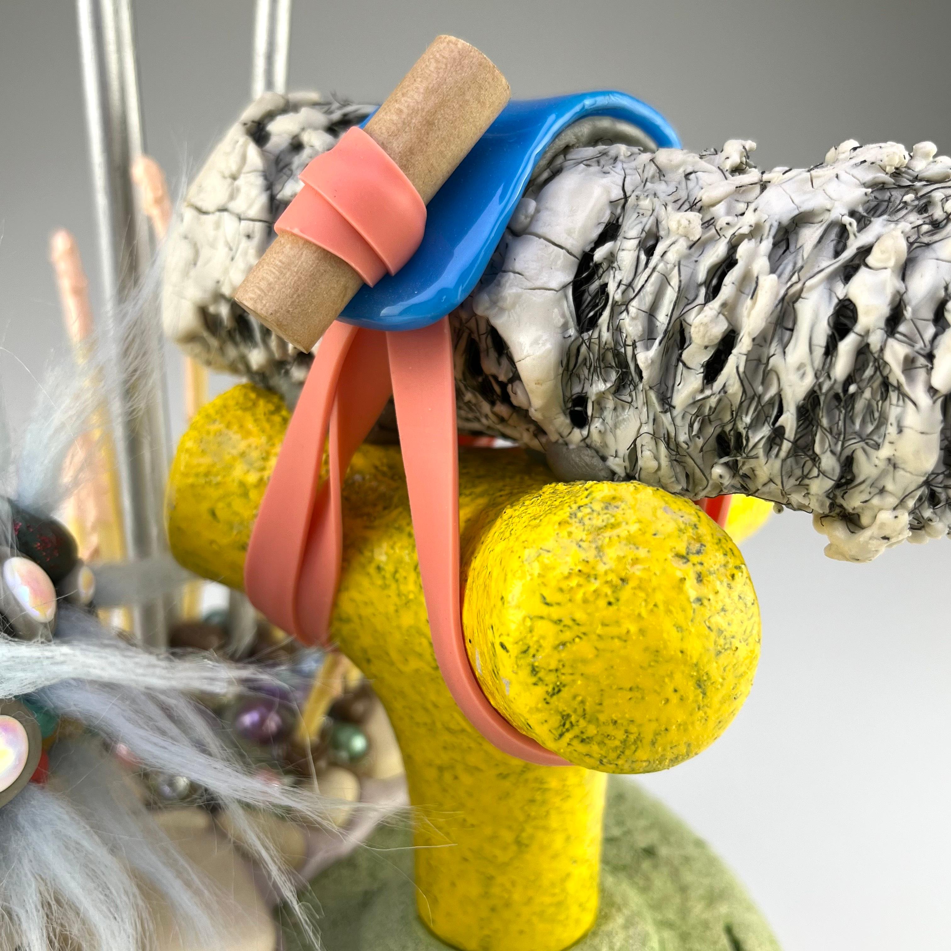 Viral Colony No 1, Matthew Mitros, 2023, Mixed Media Ceramic Sculpture, Abstract For Sale 3