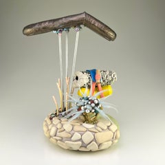 Viral Colony No 1, Matthew Mitros, 2023, Mixed Media Ceramic Sculpture, Abstract