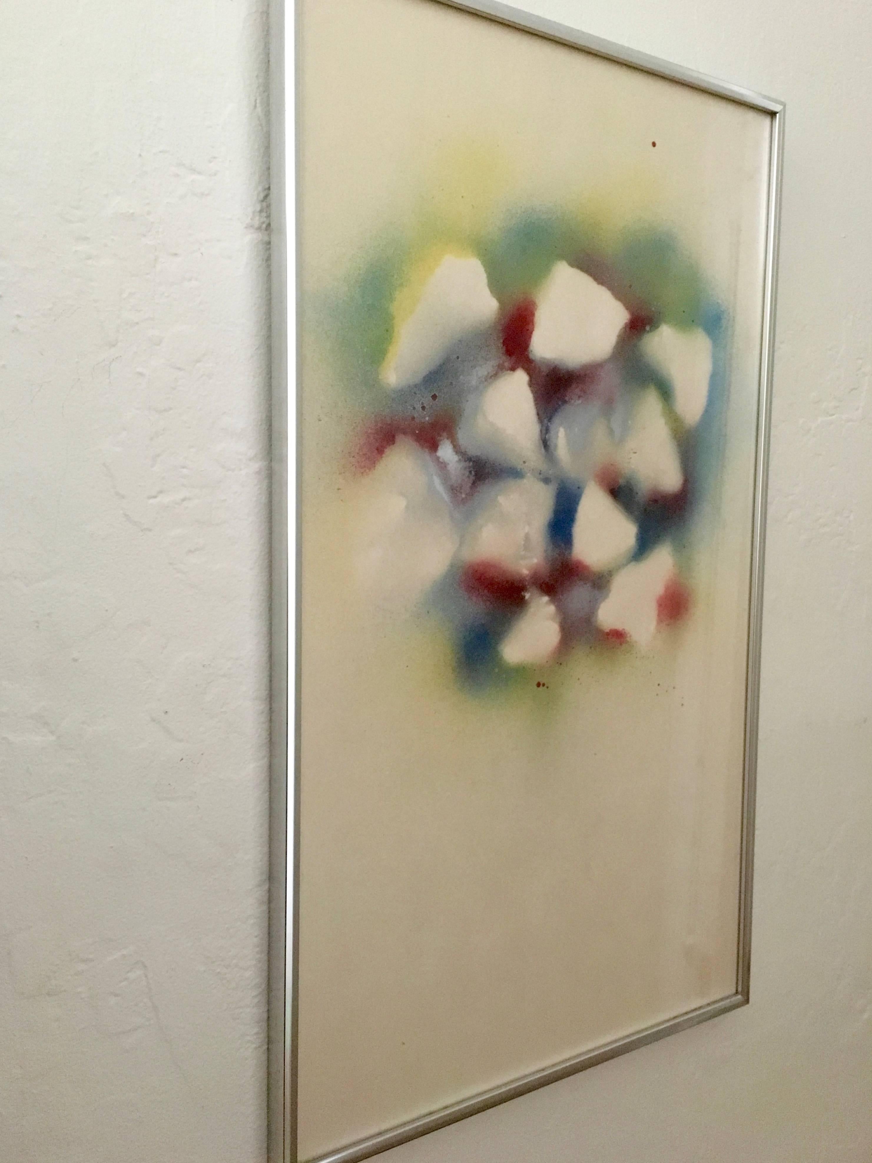 Fröhliche Weihnachten, Sprühfarbe, Schablone – Painting von Matt Mullican