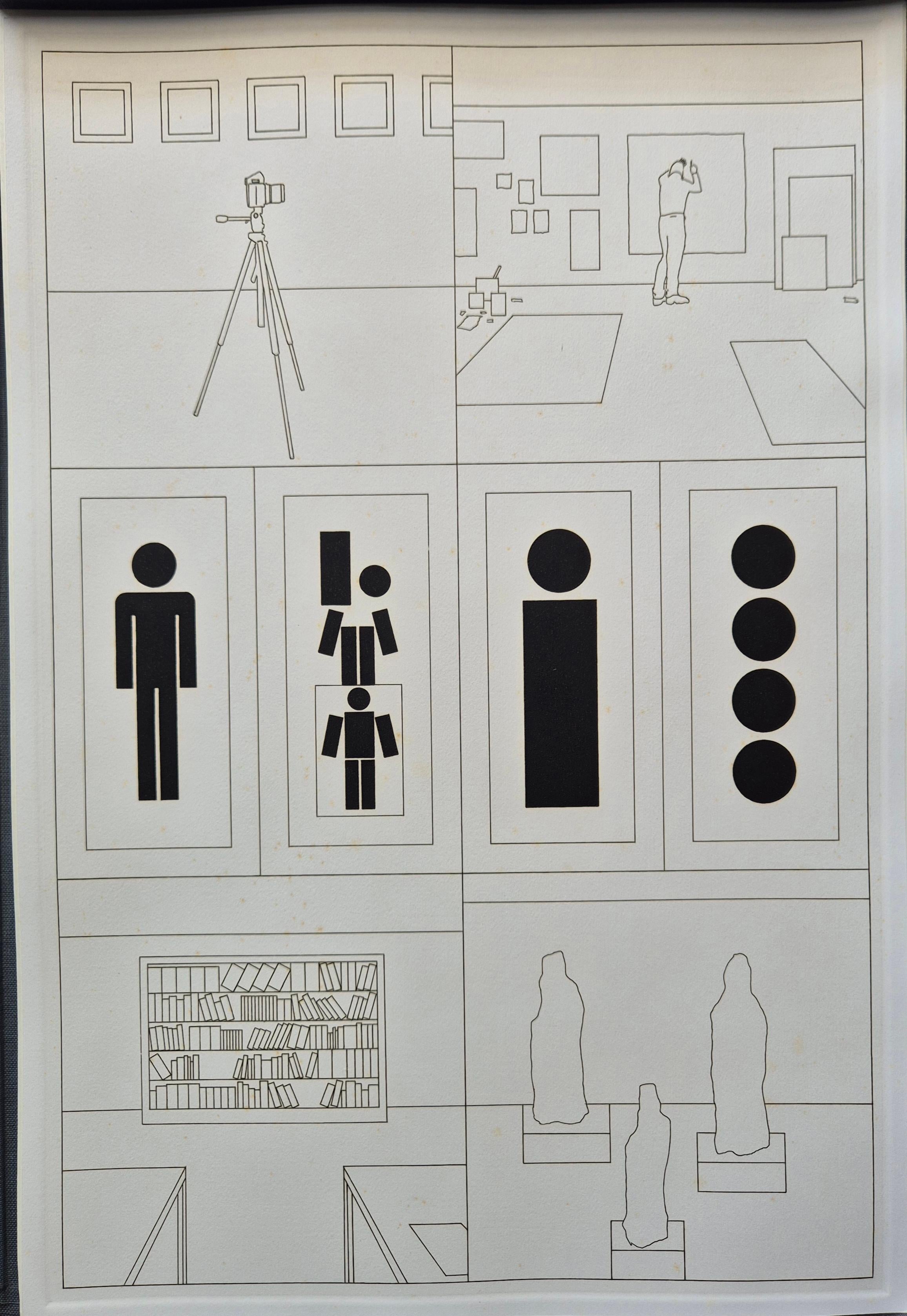 Matt Mullican -- Untitled (Portfolio 2) For Sale 11