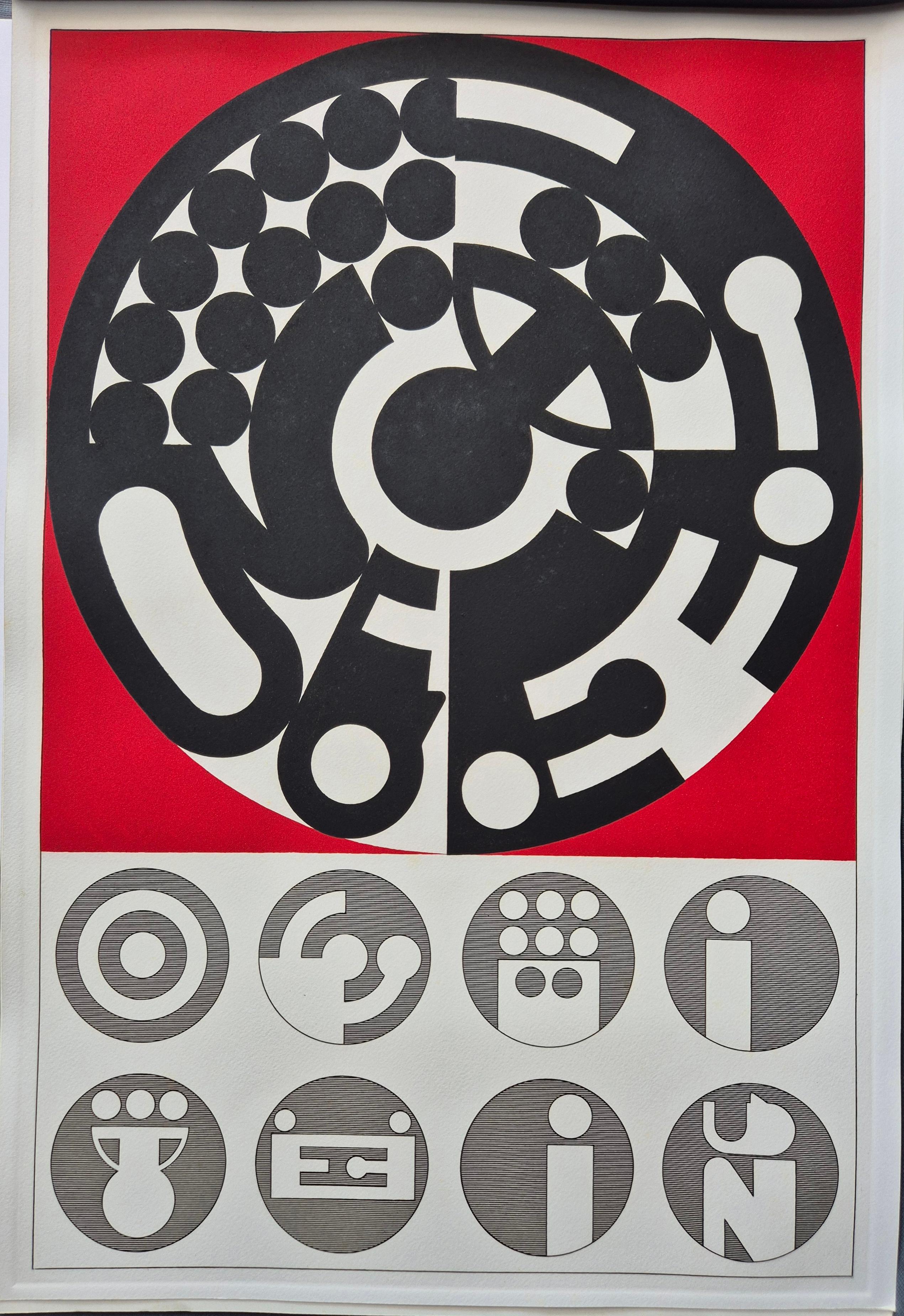 Matt Mullican -- Untitled (Portfolio 2) For Sale 16