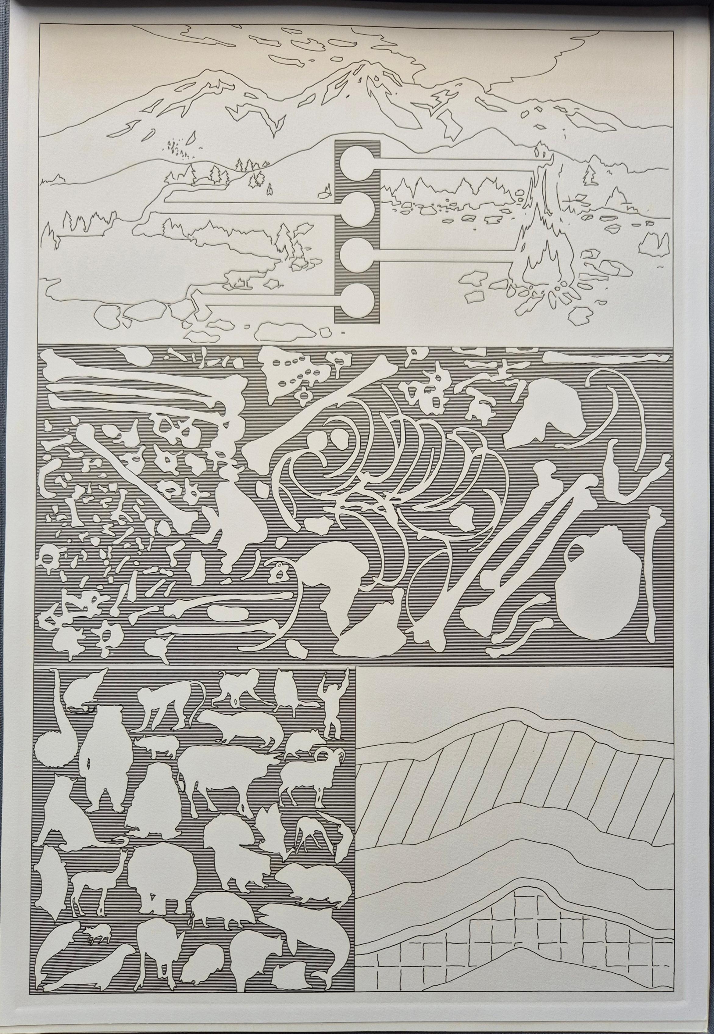 Matt Mullican -- Untitled (Portfolio 2) For Sale 4