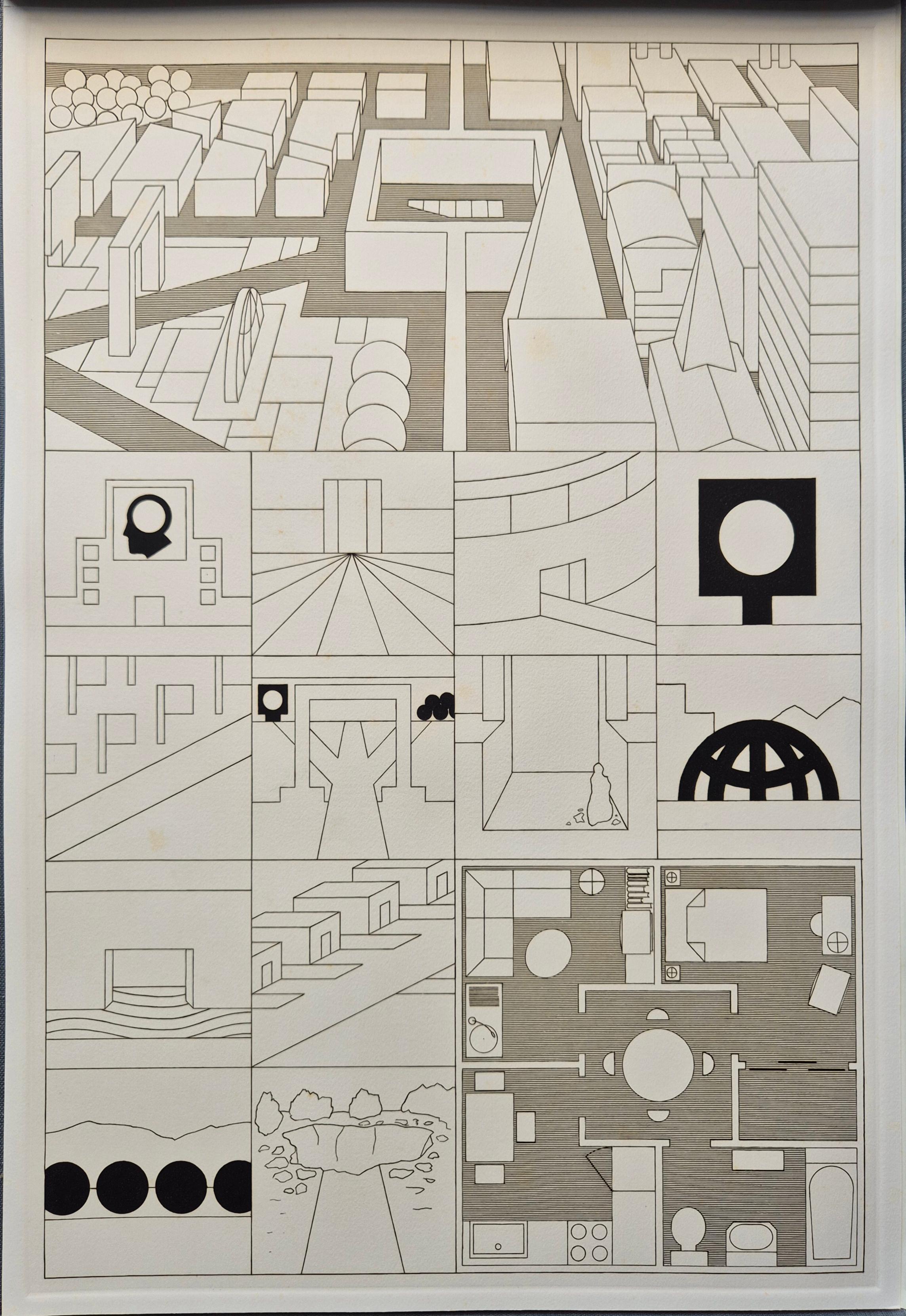 Matt Mullican -- Untitled (Portfolio 2) For Sale 7