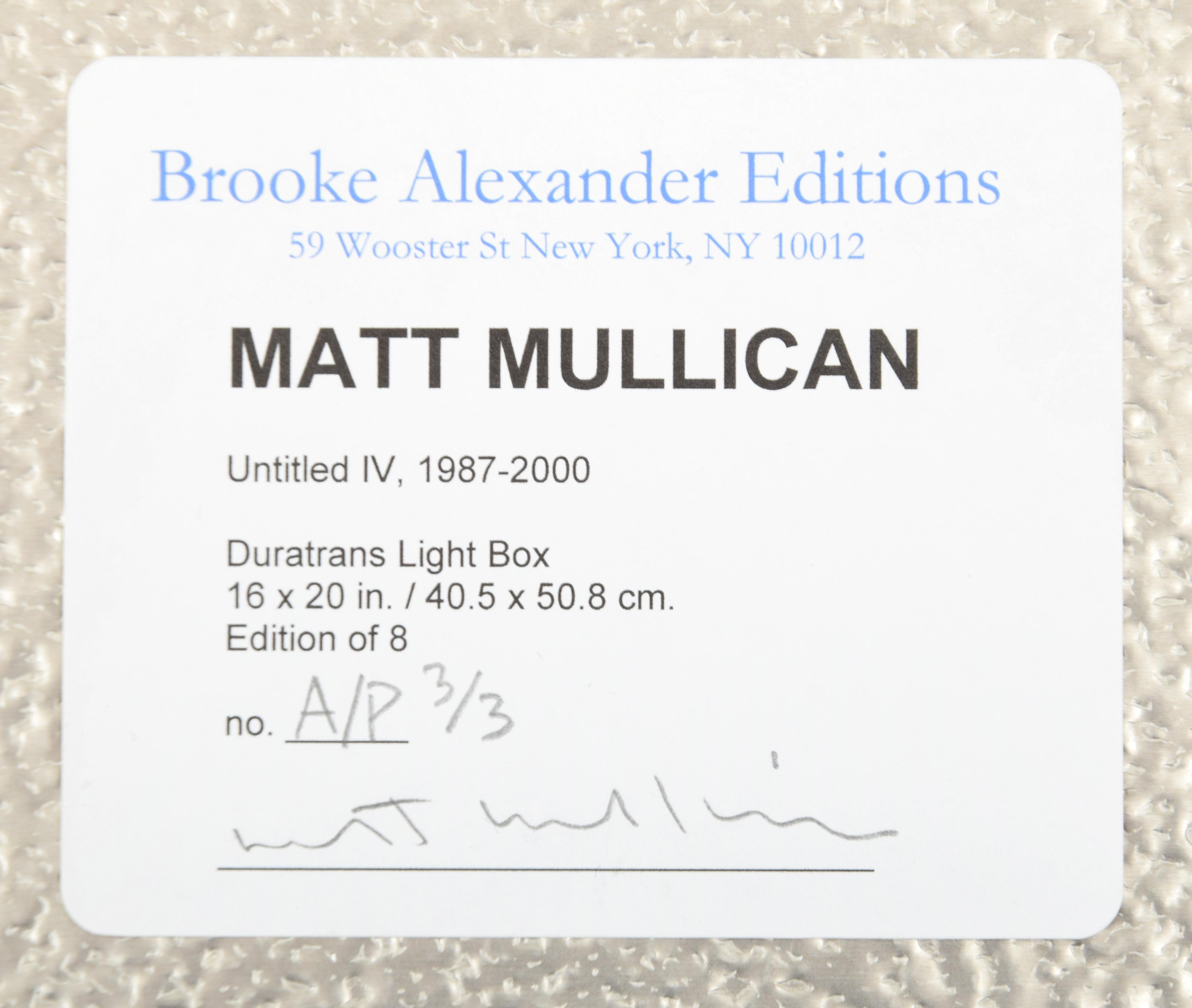 Matt Mullican Lightbox Transparency For Sale 3