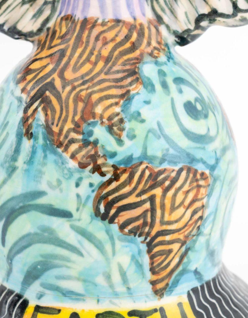 Matt Nolen ceramica d'arte smaltata policroma, 2 pezzi. in vendita 3