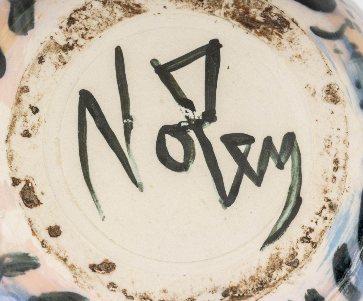 Matt Nolen ceramica d'arte smaltata policroma, 2 pezzi. In condizioni buone in vendita a Astoria, NY