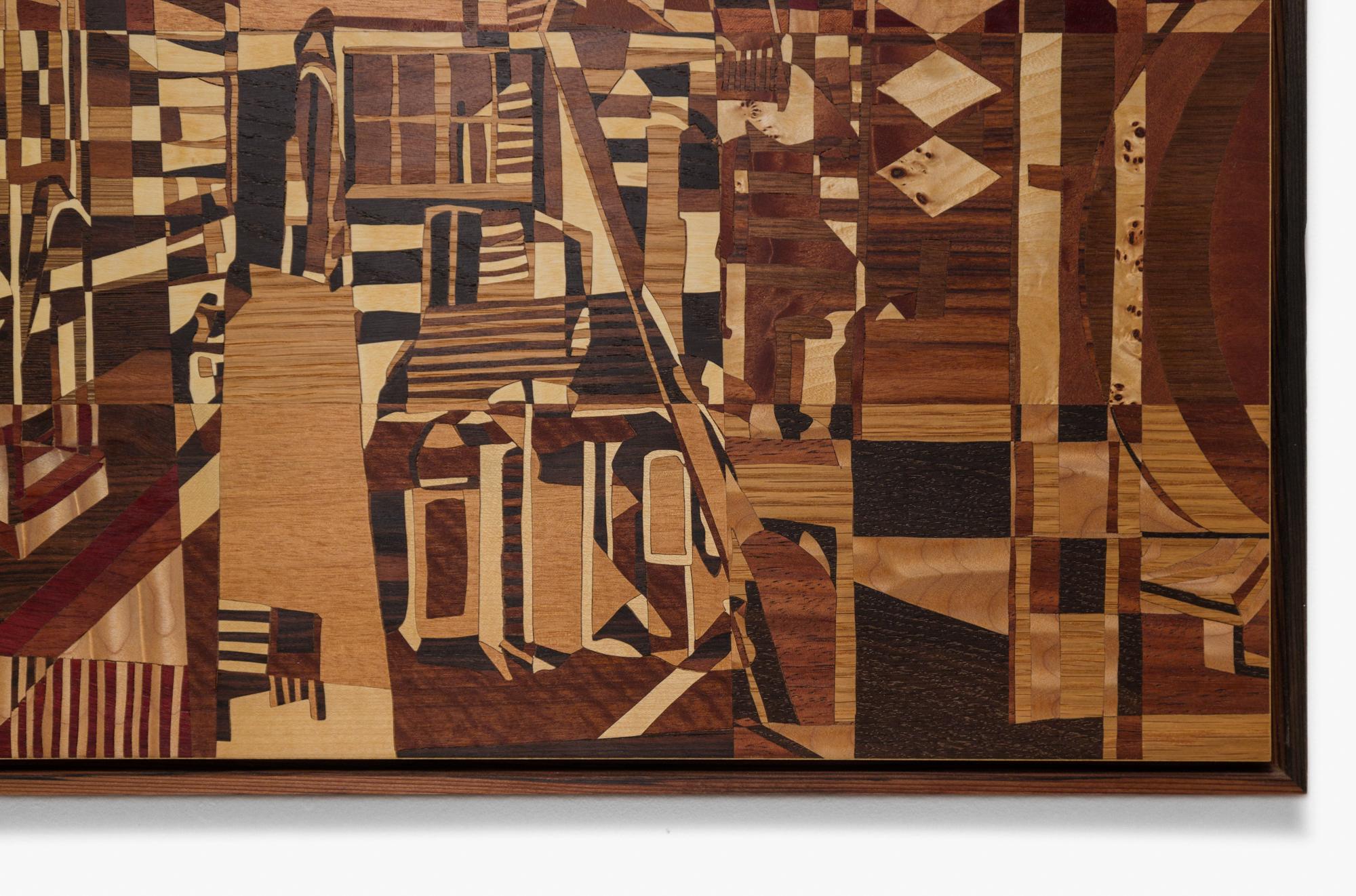 Without Floorboards 2-4 - Brown Abstract Sculpture by Matt R Phillips
