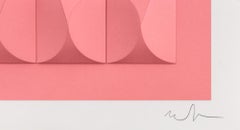 "Omoplata 254 en Bubblegum", Papel doblado a mano, Patrones abstractos