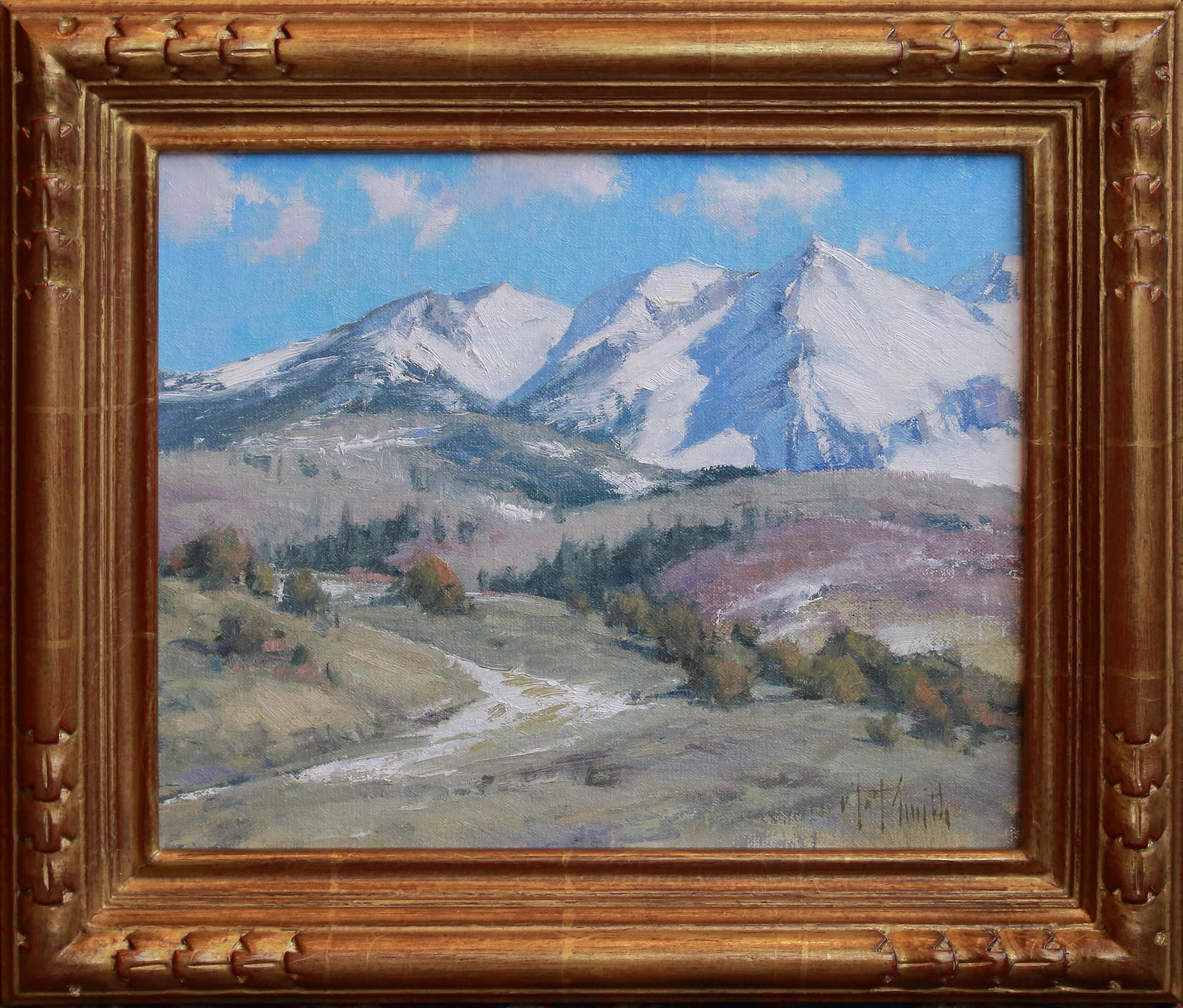 At the Foot of McClure Pass - Painting by Matt Smith