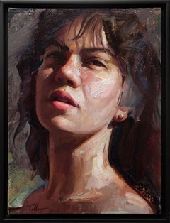 "A World Away" (2024) By Matt Talbert, Original Oil Painting, Portrait