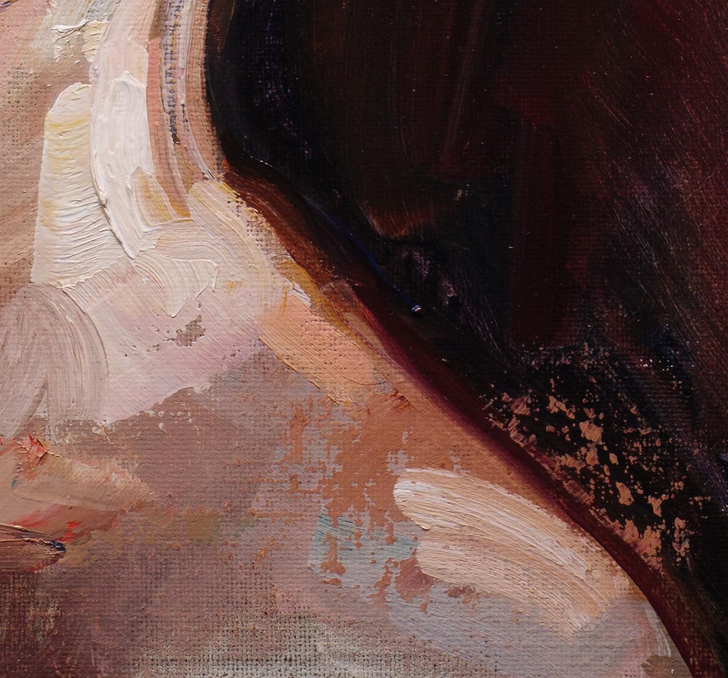 „A World Away“ (2024) von Matt Talbert, Original-Ölgemälde, Porträt im Angebot 4