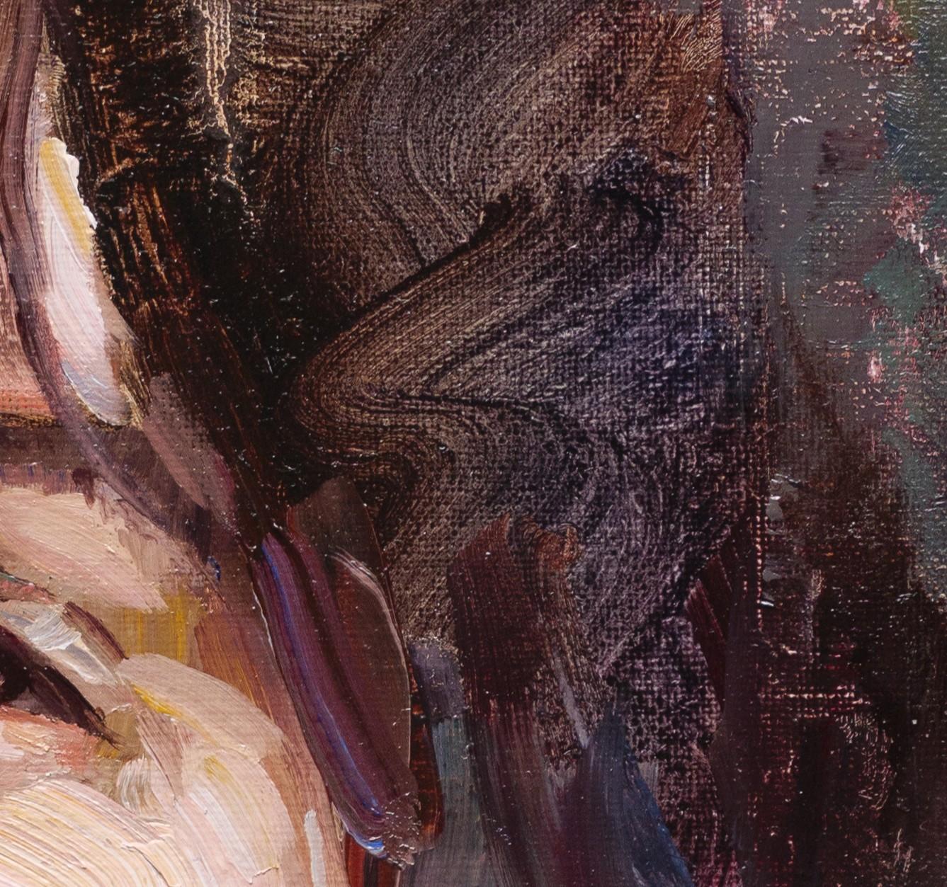 „A World Away“ (2024) von Matt Talbert, Original-Ölgemälde, Porträt im Angebot 8