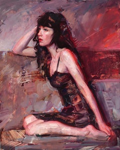"Anticipation" (2024) By Matt Talbert, Original Oil Painting, Portrait