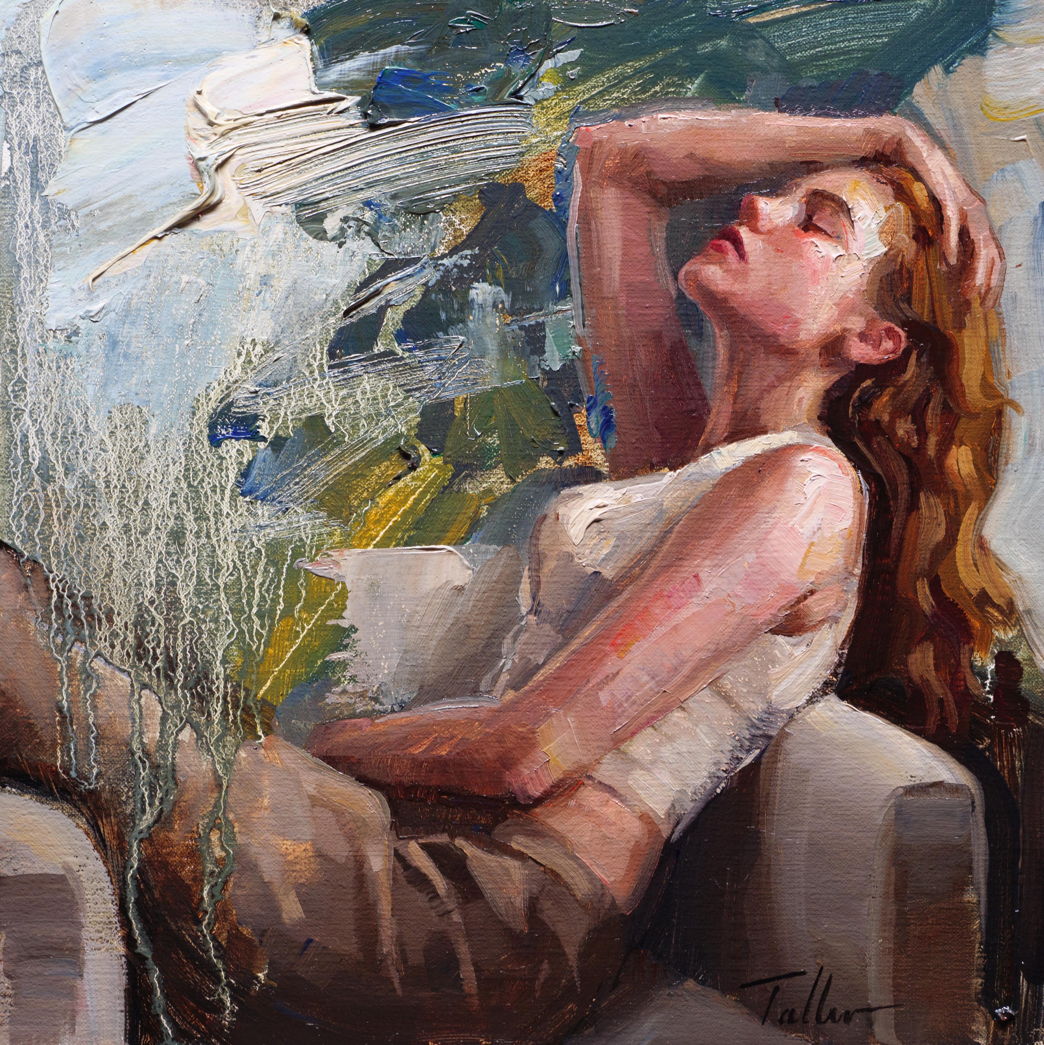 Matt Talbert Portrait Painting - "Can't Let Go", Oil Painting
