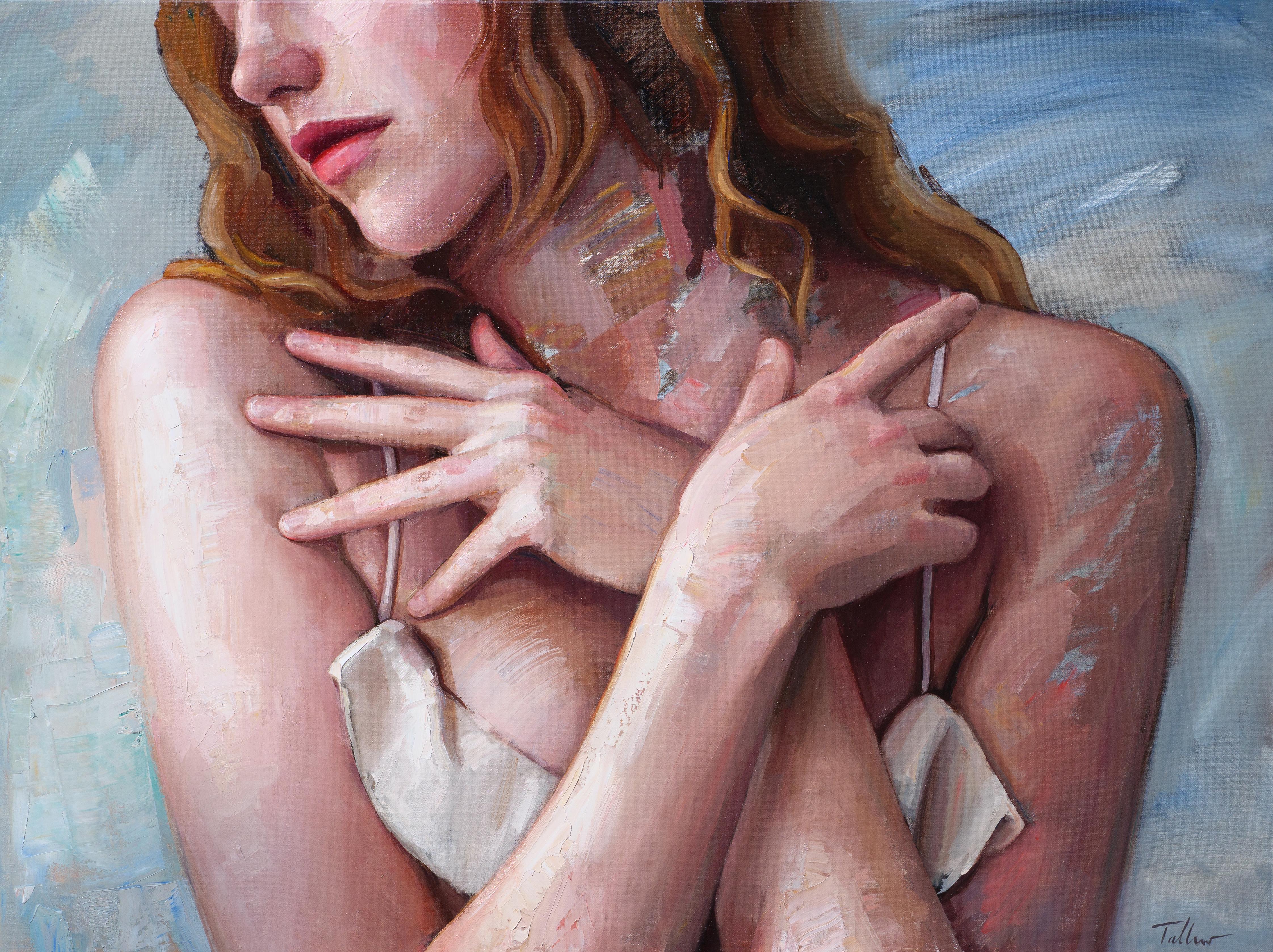 Portrait Painting Matt Talbert - "Holding on to a Dream", peinture à l'huile