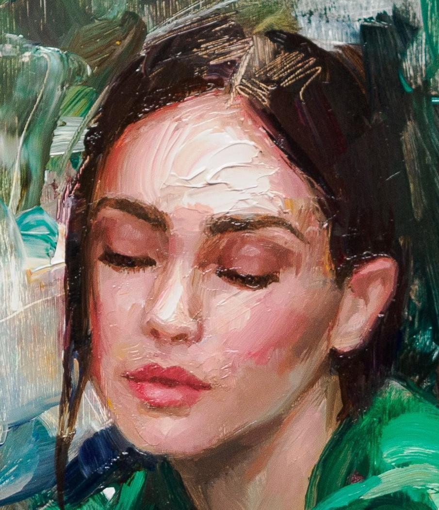 „In Repose“ (2025) von Matt Talbert, Original-Ölgemälde, Porträt im Angebot 5