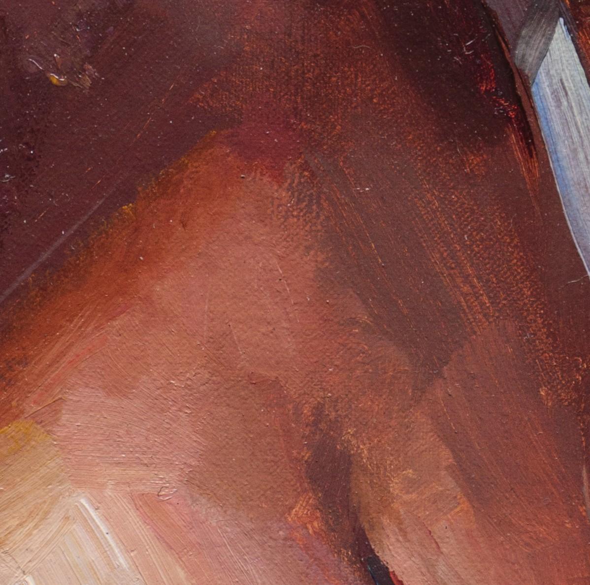 „Lost in Thought“ (2024) von Matt Talbert, Original-Ölgemälde, Porträt im Angebot 7