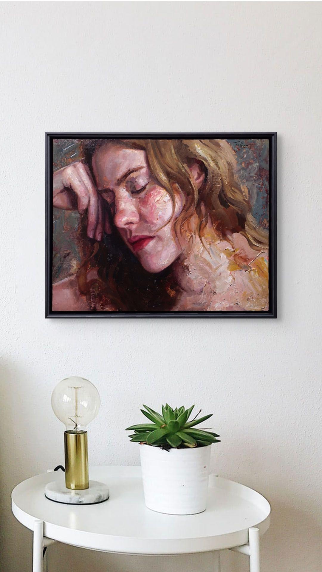 „Overcome“, Ölgemälde im Angebot 1