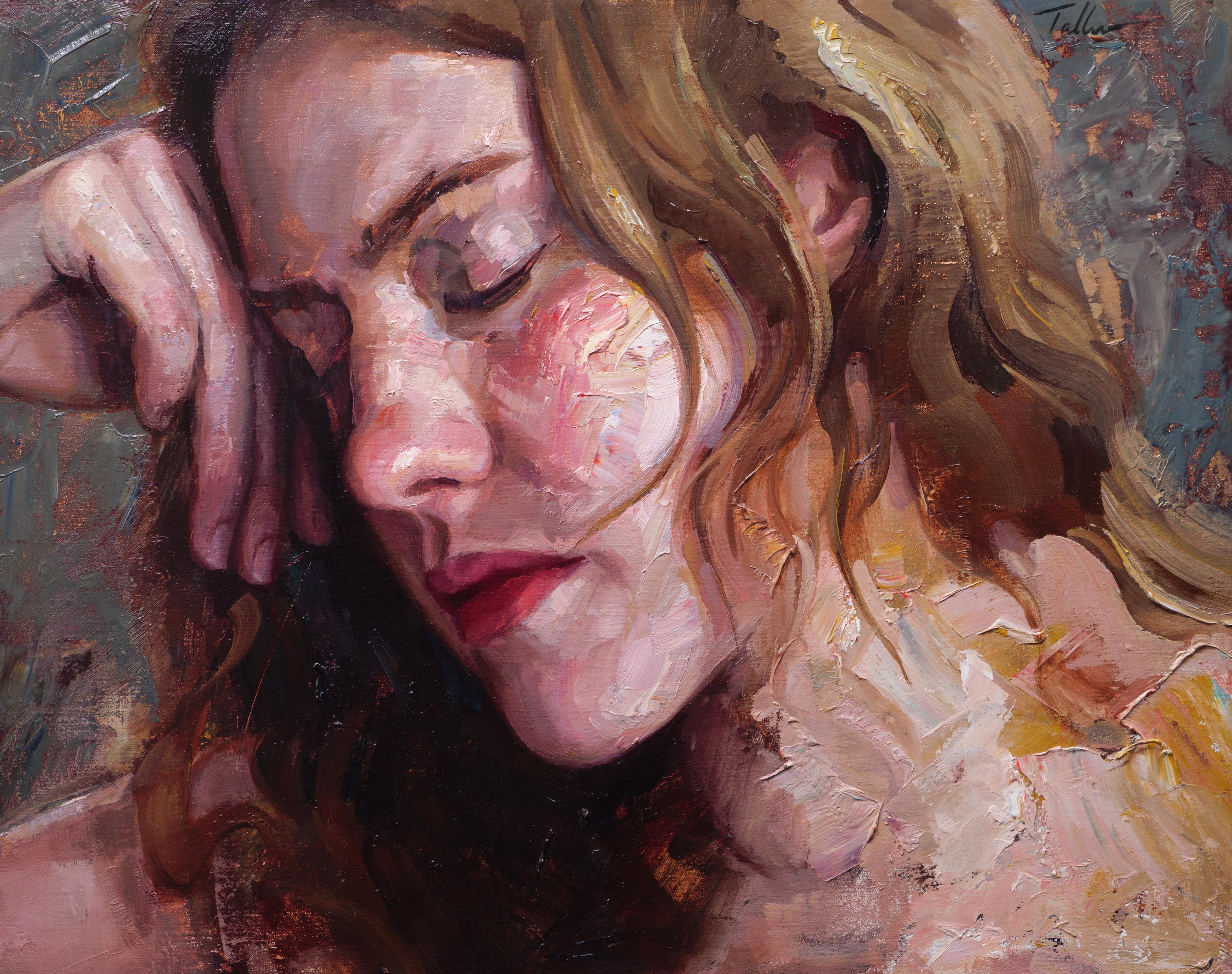 Matt Talbert Portrait Painting – „Overcome“, Ölgemälde