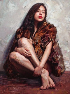 « Remember When » (2024) par Matt Talbert, peinture à l'huile originale, portrait