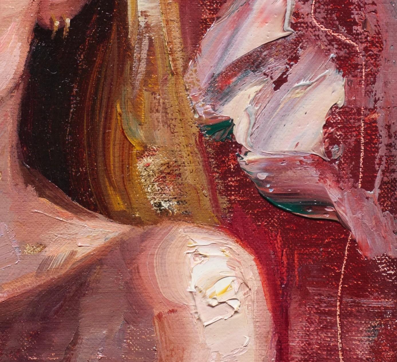 „Secret Desire“ (2024) von Matt Talbert, Original-Ölgemälde, Porträt im Angebot 8