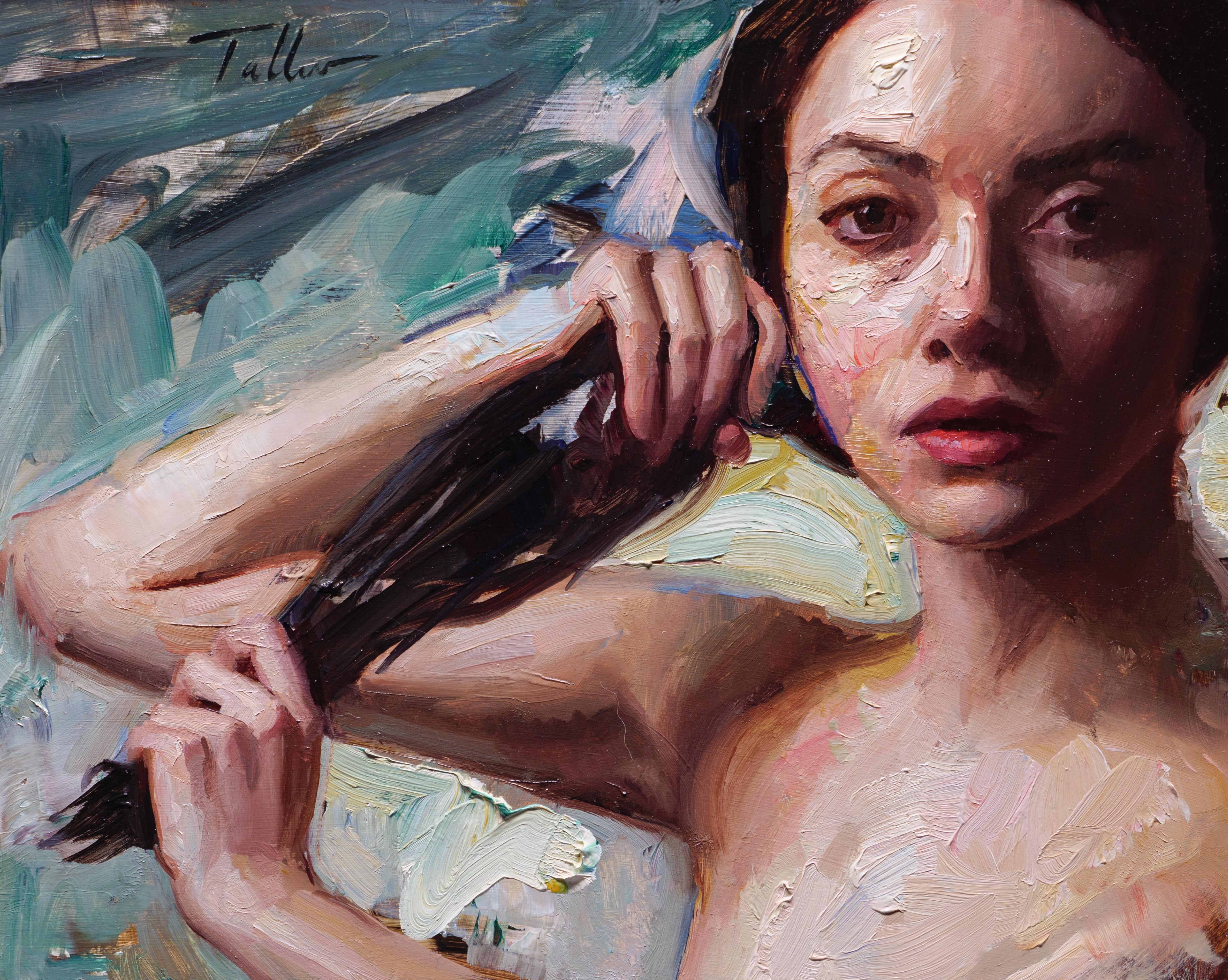 Matt Talbert Portrait Painting - "Seeing What's To Come", Oil Painting