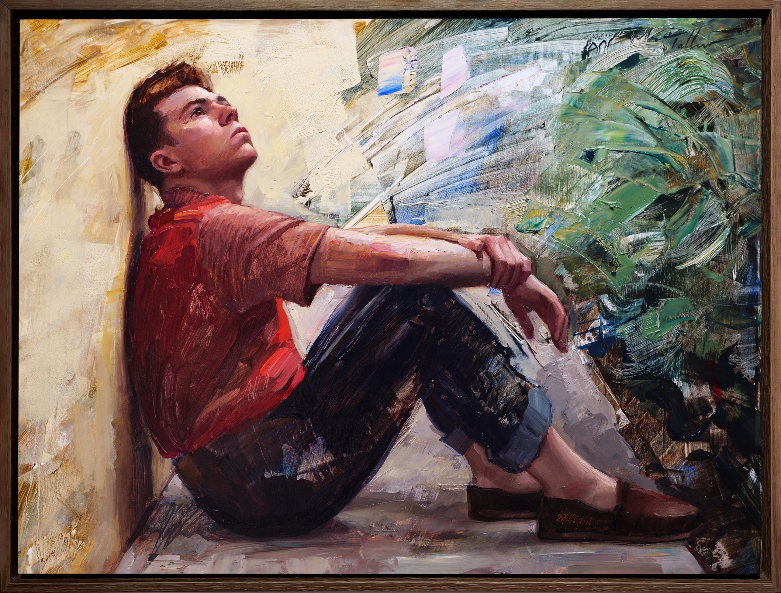 Matt Talbert Portrait Painting - "The Wanderer" Original Oil Painting