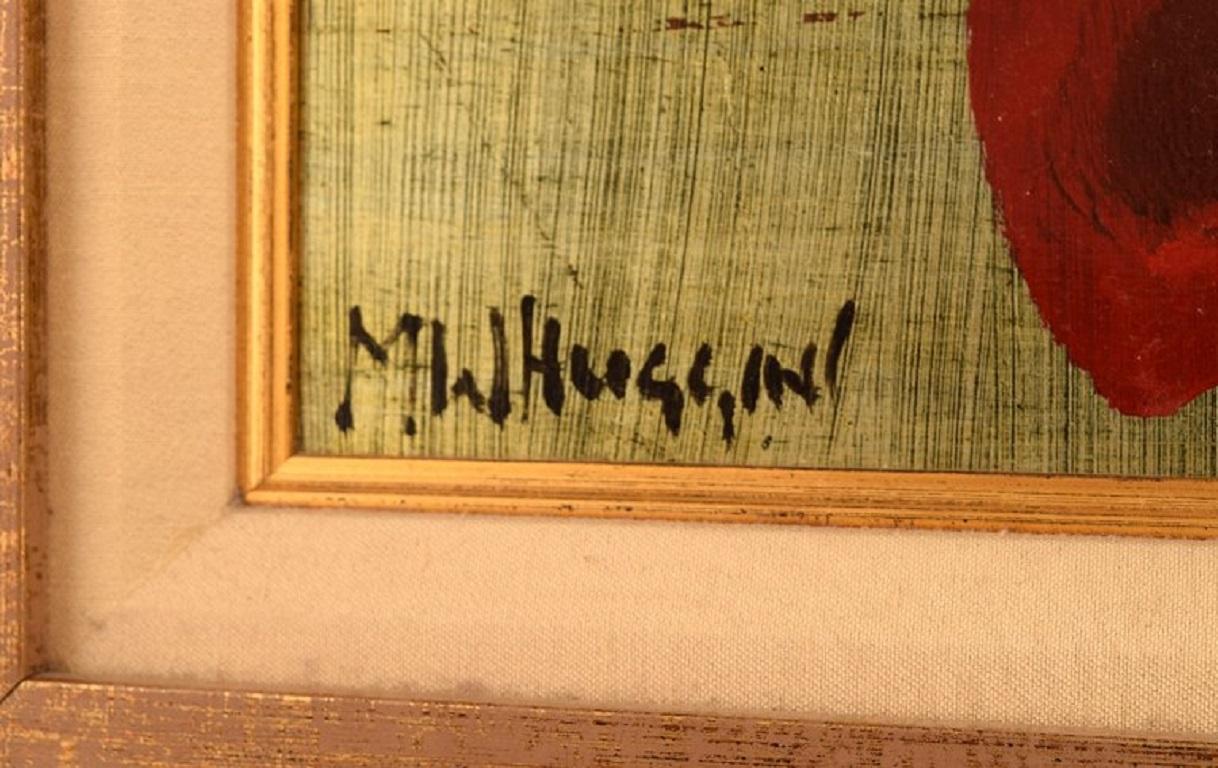 Altro Matt W. Huggins, artista americano, Olio su tavola, 