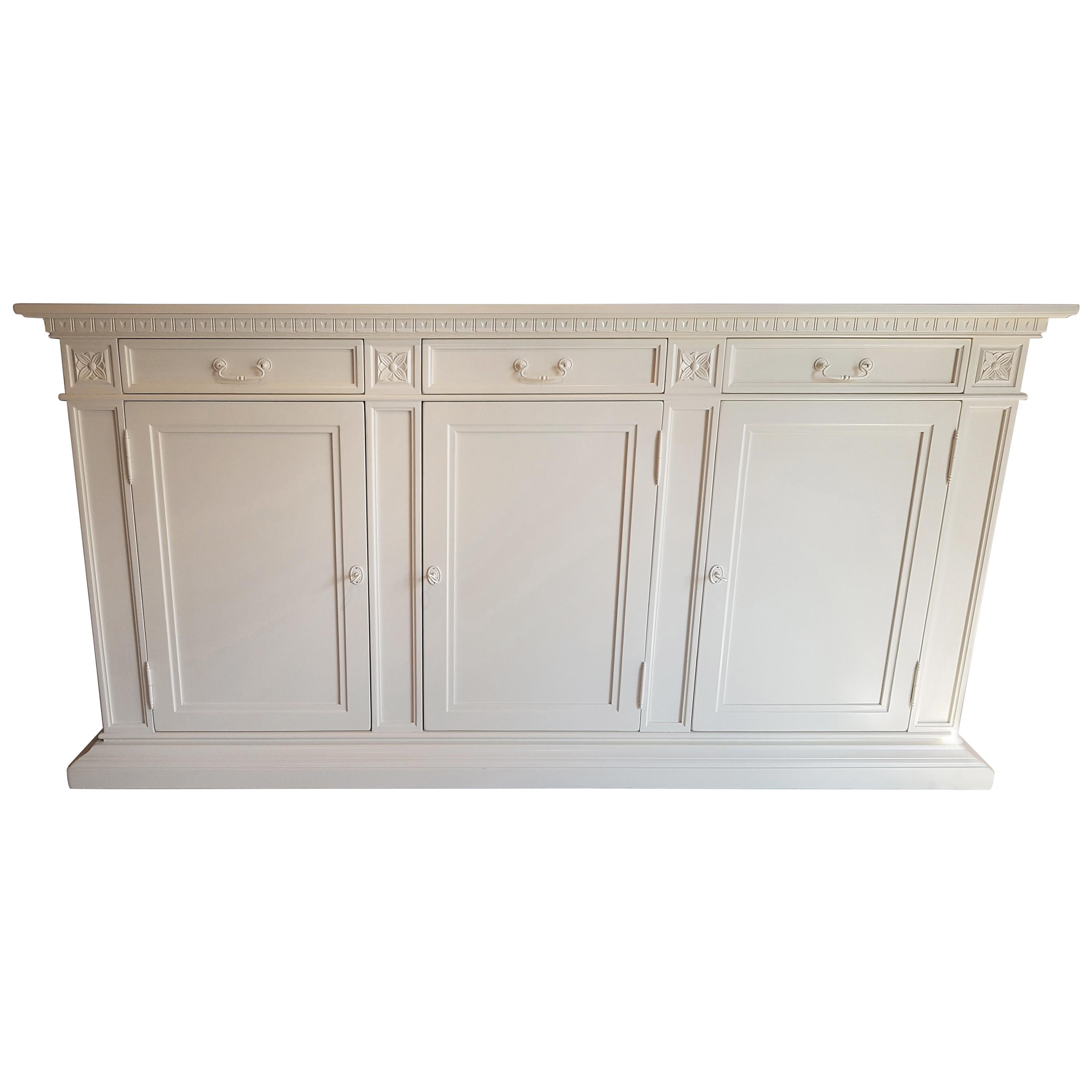 Matt White Classic Design Buffet or Sideboard