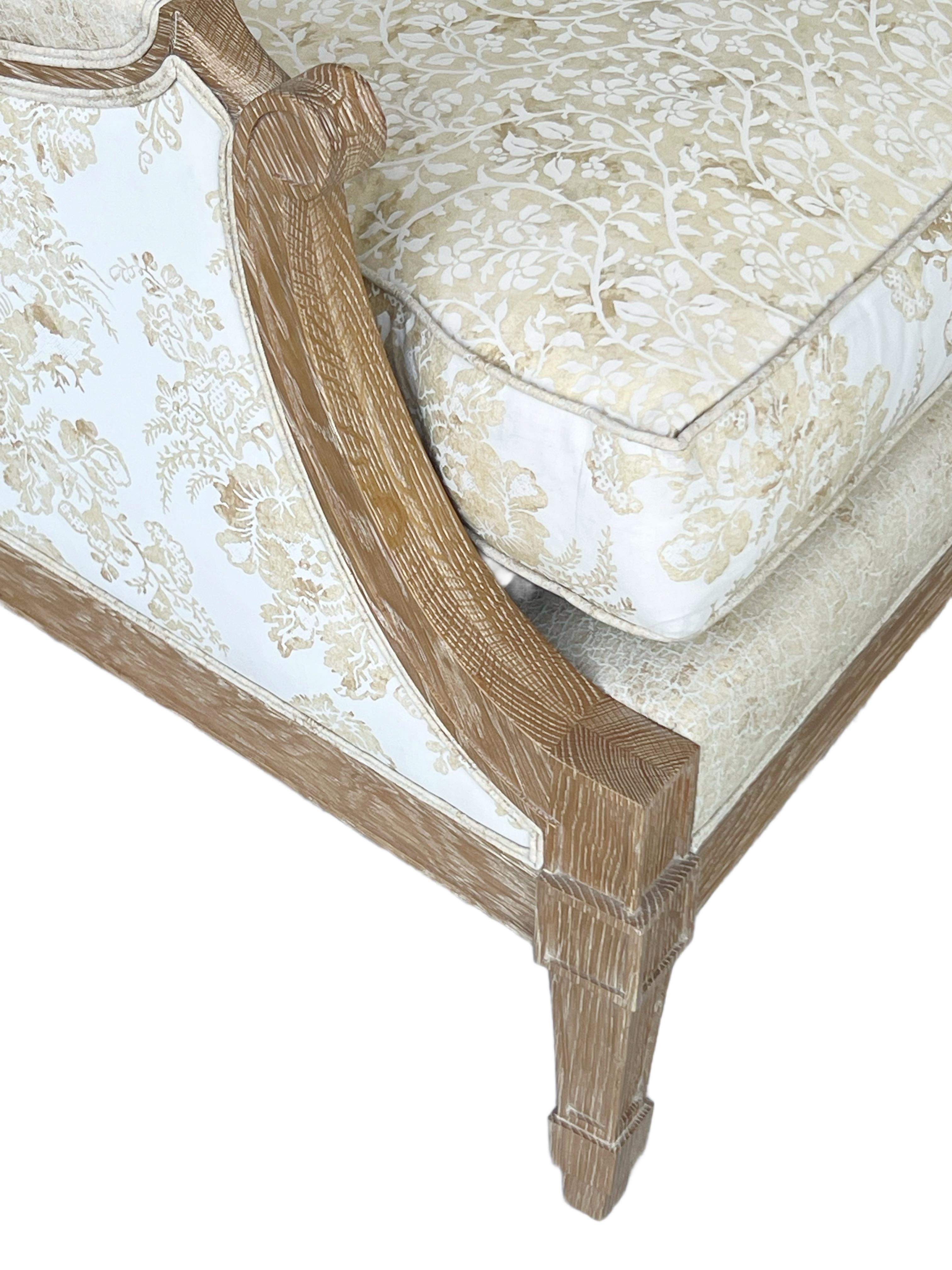 Silla de salón Mattaliano de roble cerámico arenado en Bueno estado para la venta en Miami, FL